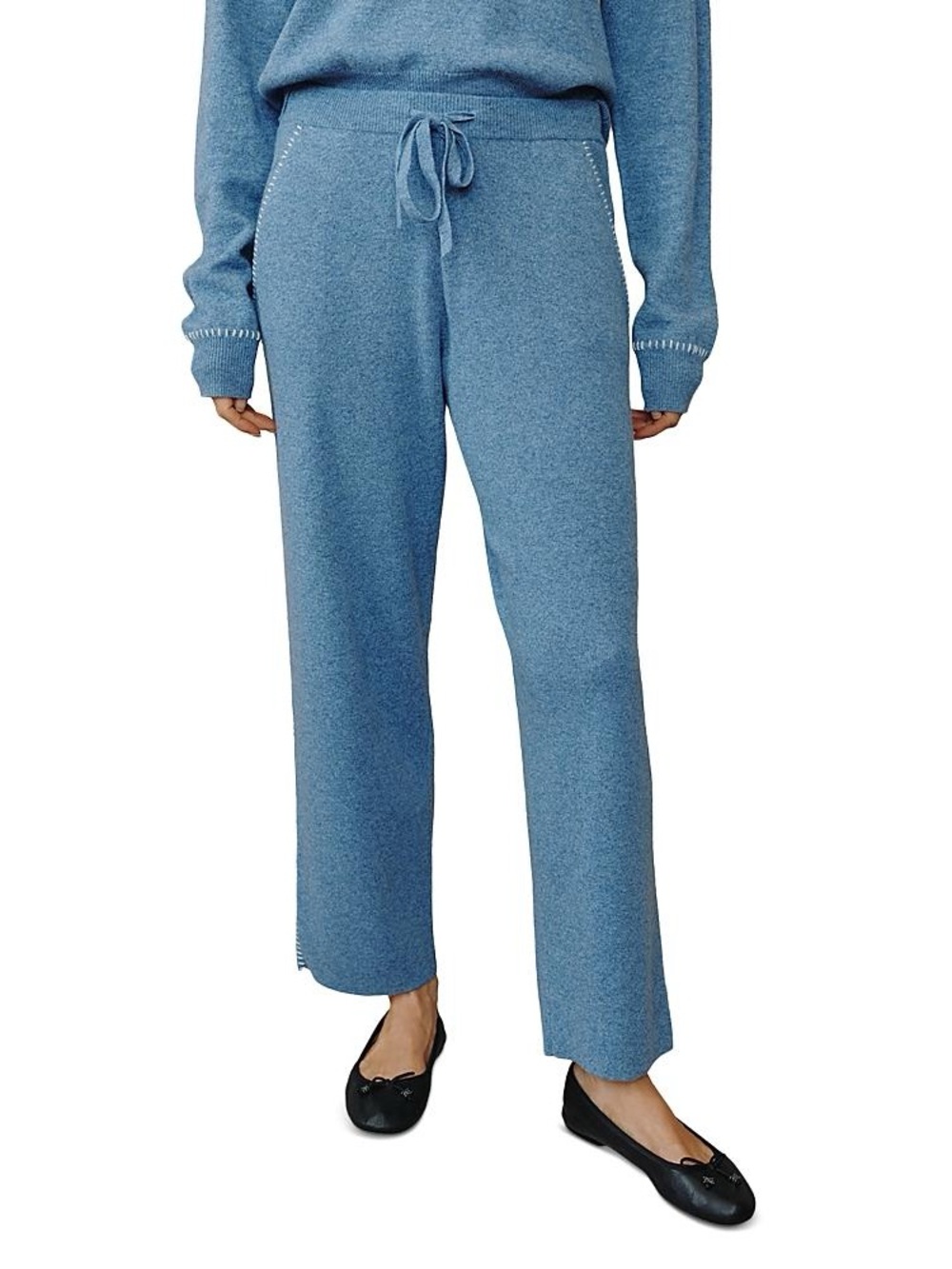 NWOT Bella Dahl Whipstitch Straight Leg Sweater Pant